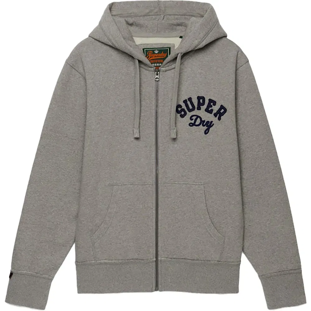 Худи Vintage Athletic Superdry, серый — фото 3