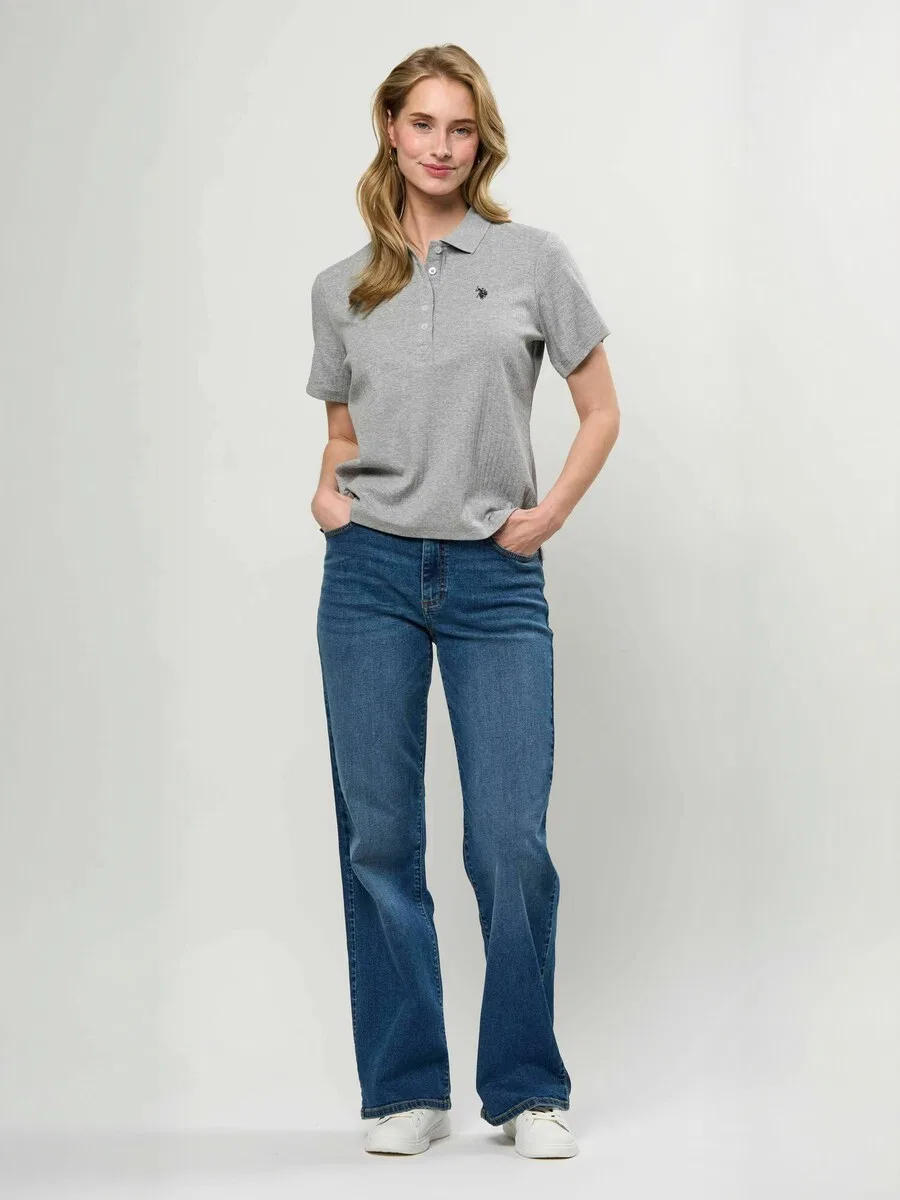 Топ U.S. POLO ASSN., серый — фото 4