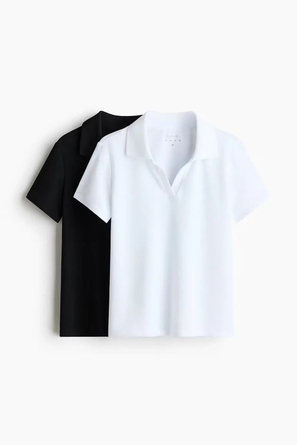 Комплект из 2 спортивных поло с технологией Drymove H&M, Weiß/Schwarz