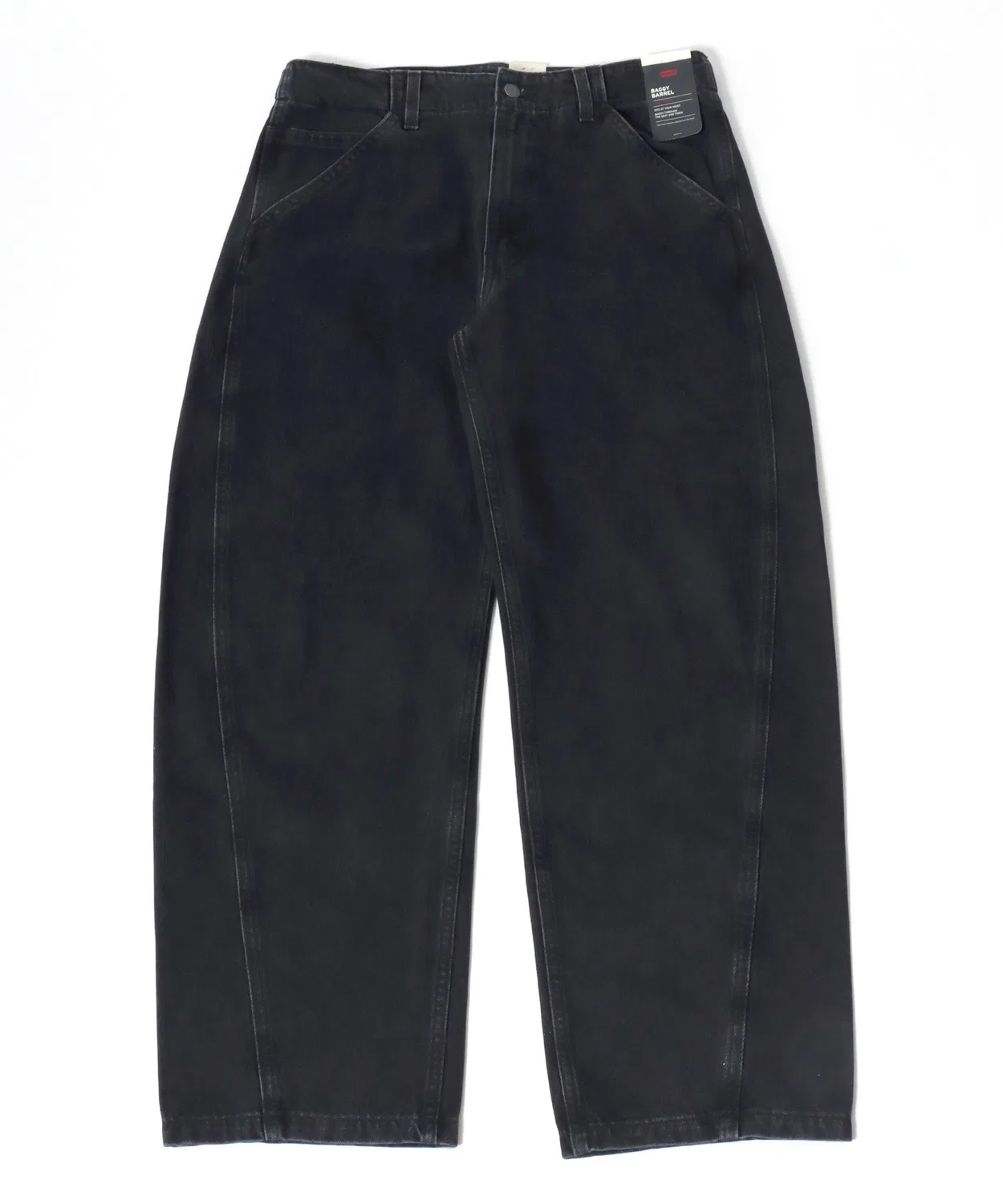 Джинсовые брюки свободного кроя Baggy Barrel Levi's, Черный — фото 2