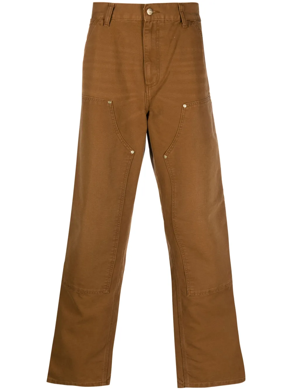 

Прямые джинсы Double Knee CARHARTT WIP, коричневый