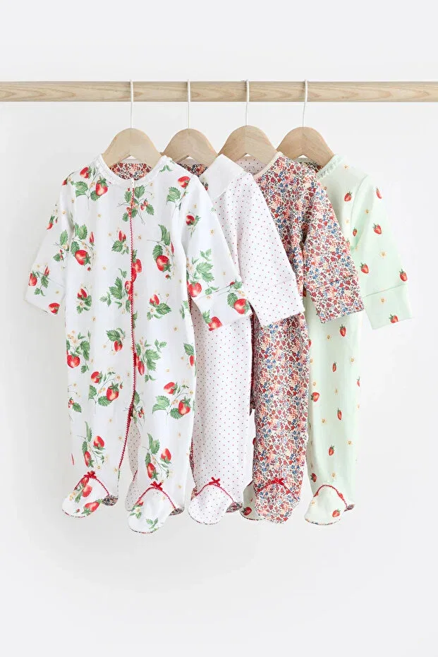 Детский спальный мешок-комплект с принтом 4-предметный Basics Next Baby, Colorful