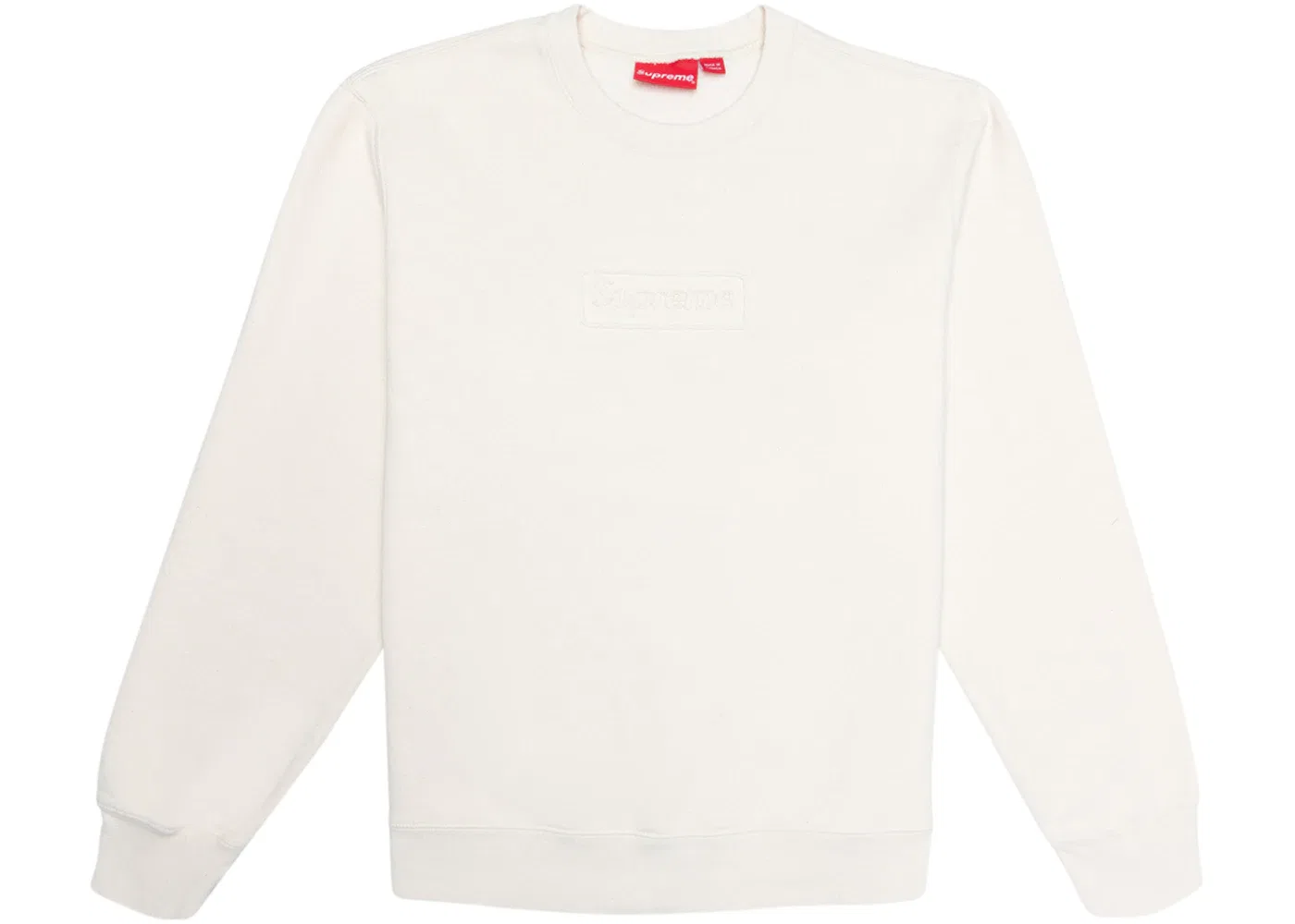 Мужской свитшот с вырезом Supreme Crewneck Natural