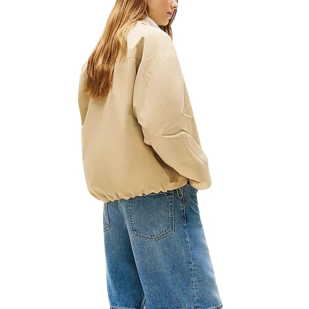 Женский бомбер на молнии с двойным бегунком Tommy Hilfiger, Beige — фото 2