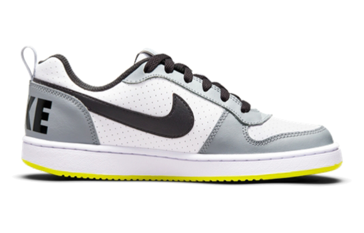 Кроссовки Nike Court Borough Low GS, белый/черный/серый — фото 2