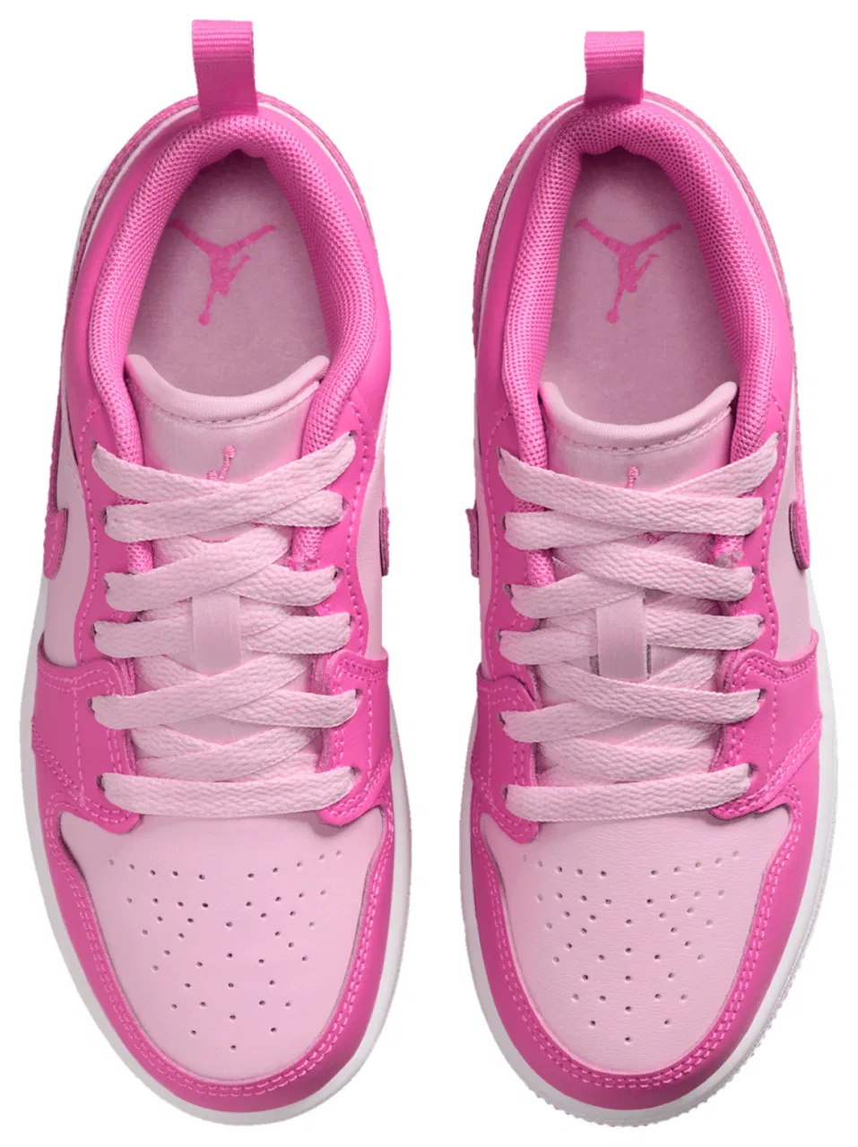 Детские кроссовки Retro 1 Low Jordan, розовый/белый — фото 4
