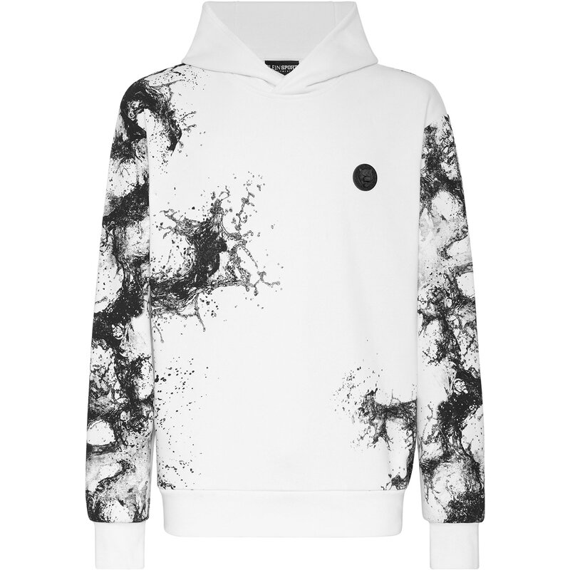 

Толстовка с капюшоном и толстовкой Plein Sport, белый