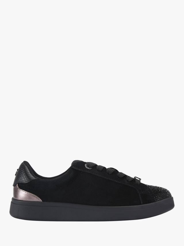 Тренеры Eliza из замши с декоративными элементами KG Kurt Geiger, Black