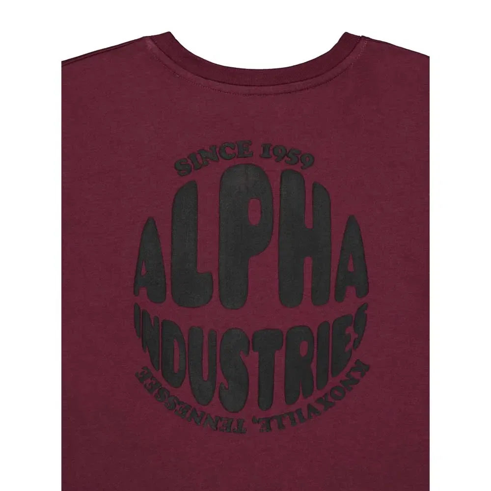 Футболка с коротким рукавом Logo Bp Alpha Industries, фиолетовый — фото 4
