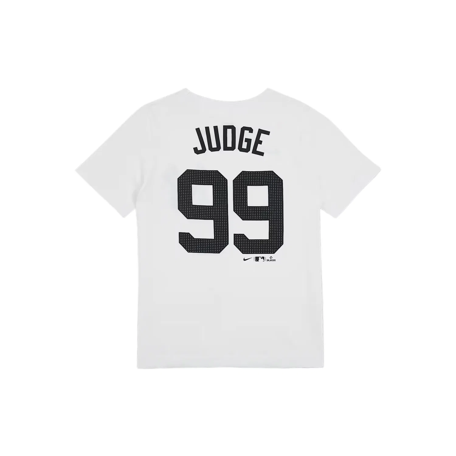 Детская футболка с принтом MLB T Shirt SS25 Aaron Judge White Nike — фото 3