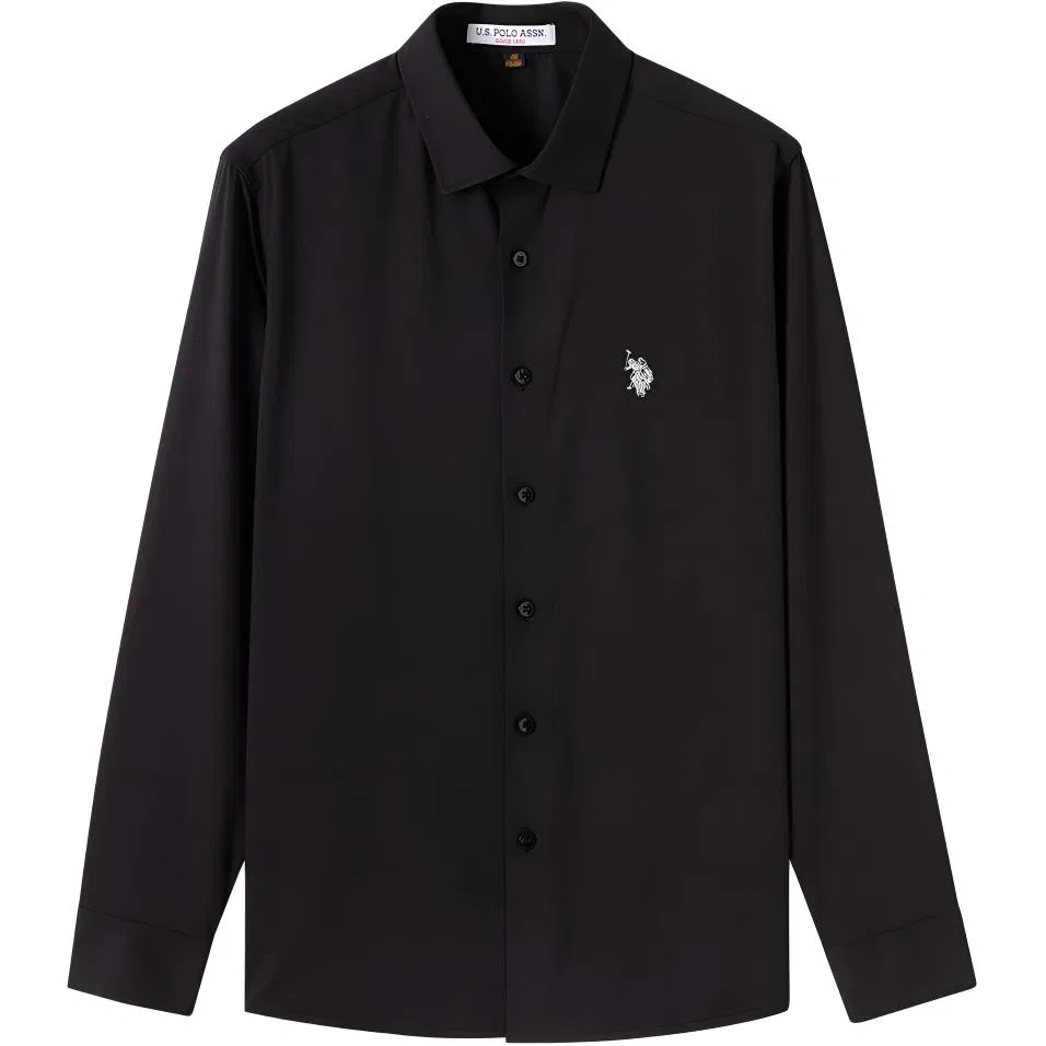 Рубашка мужская с отложным воротником U.S. POLO ASSN., Black