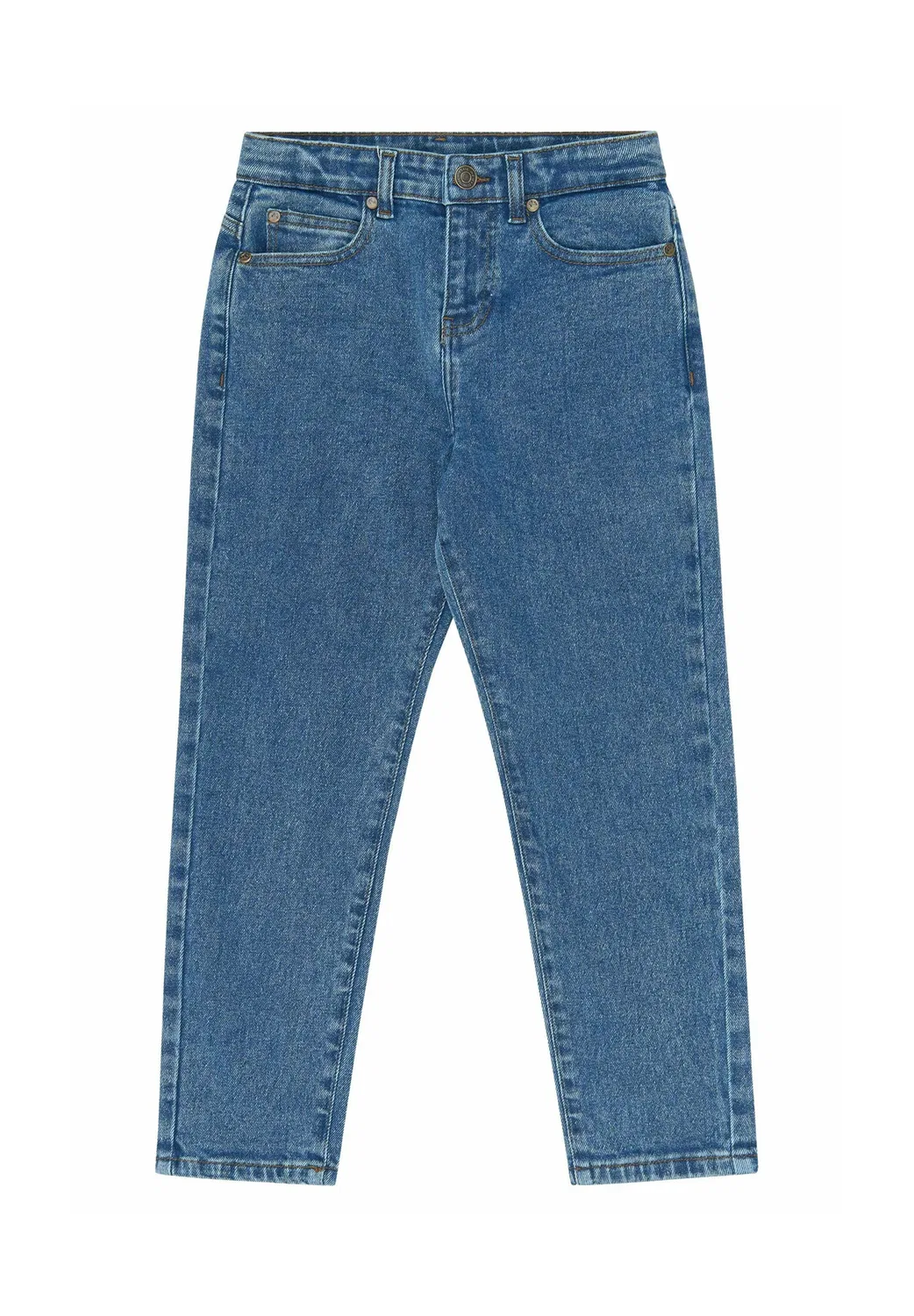 Джинсы Tnberlin зауженного кроя - джинсы прямого кроя The New, Medium Blue Denim