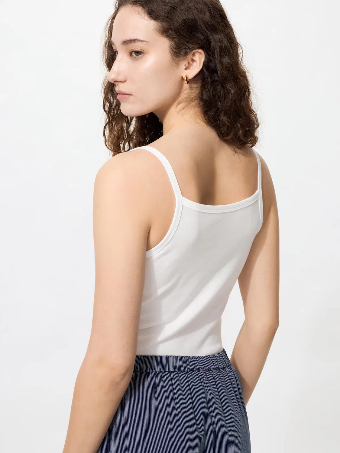 Майка Uniqlo, комплект из 2 штук, белый — фото 3