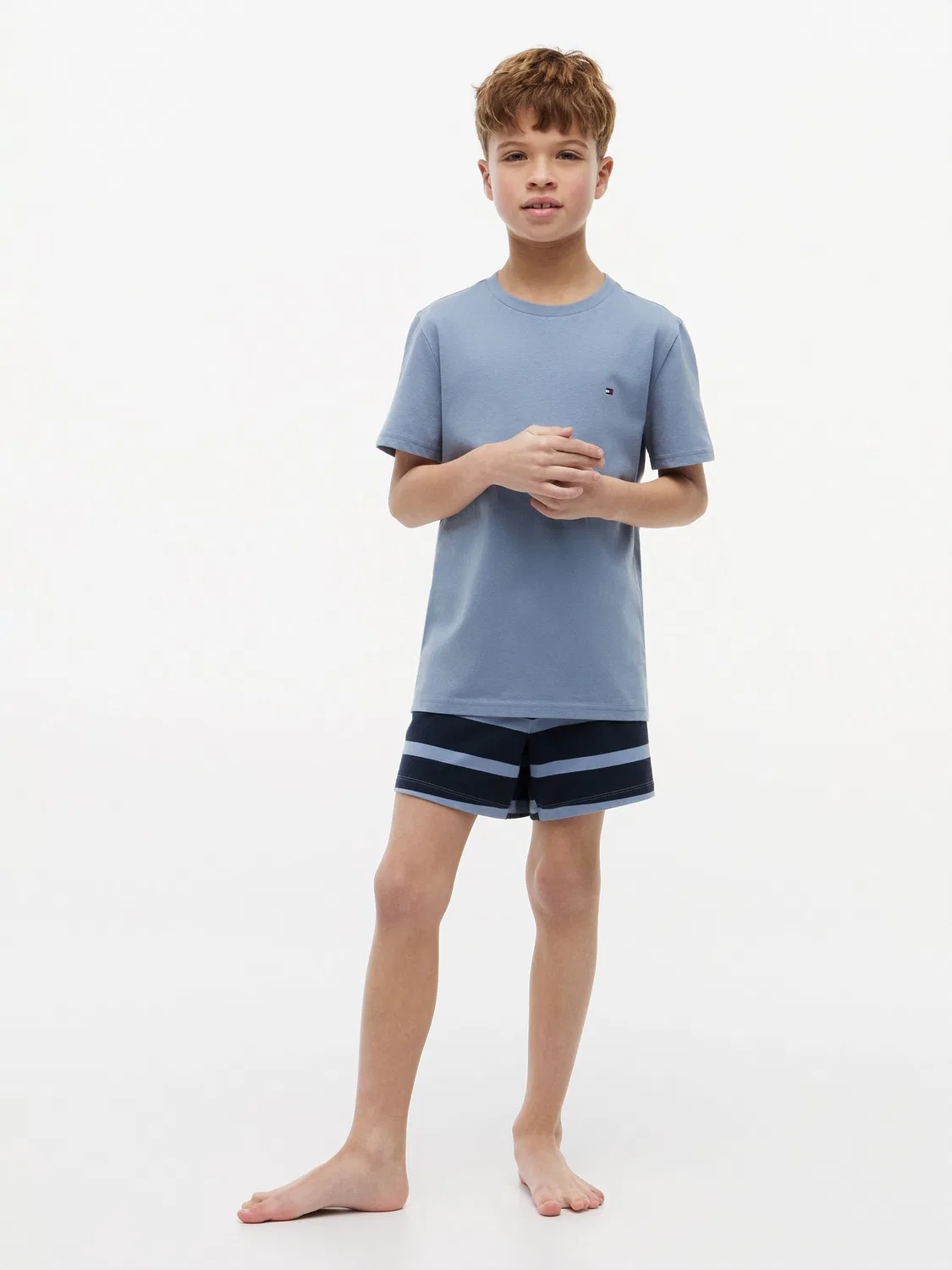 Футболки с круглым вырезом 2 шт Tommy Hilfiger, Sweet Blue / Brisk Blue — фото 4