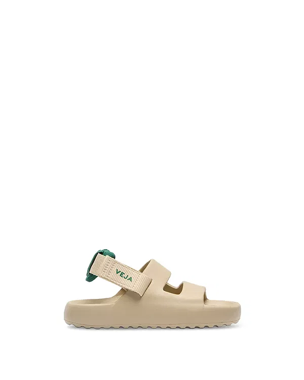 Детские сандалии для девочек с ремешками Mini Etna Lite Veja, Almond — фото 3