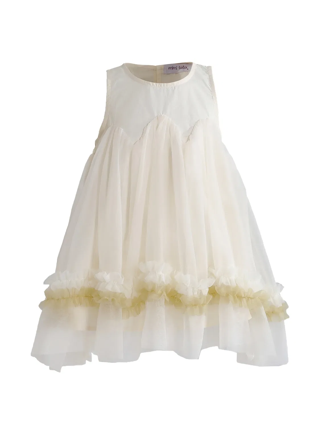 Платье Rosabella с оборками Mimi Tutu, нейтральные цвета
