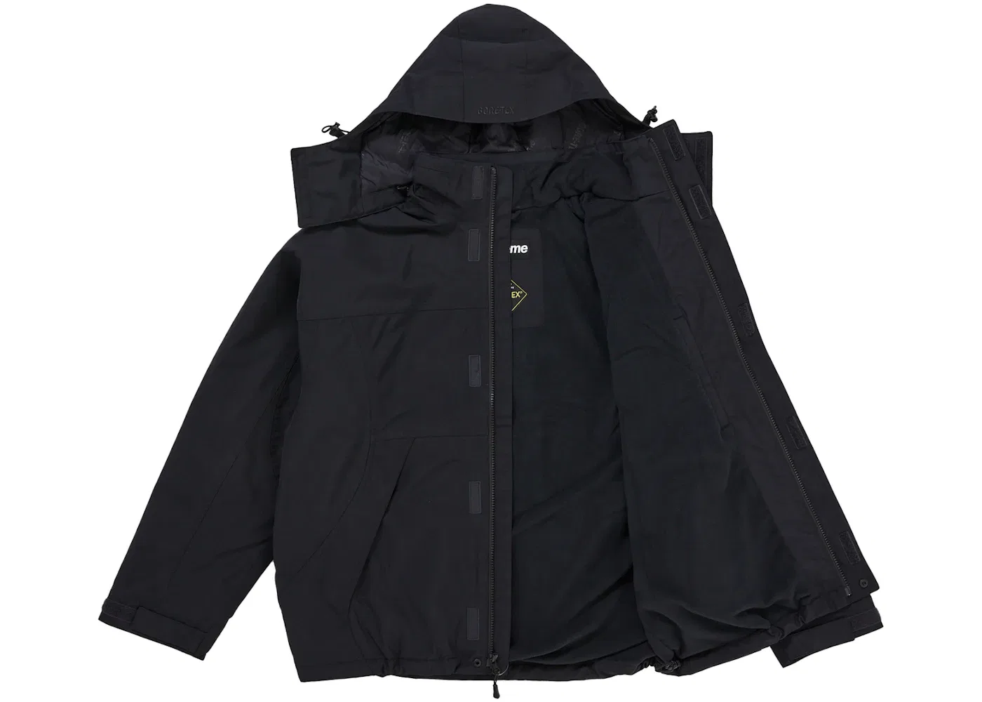 Мужская куртка с капюшоном AOI GORE-TEX Supreme, черный — фото 2