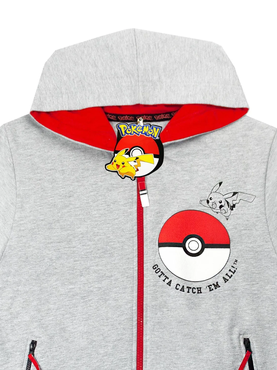Худи Pokémon Pokeball Vanilla Underground, серый — фото 3