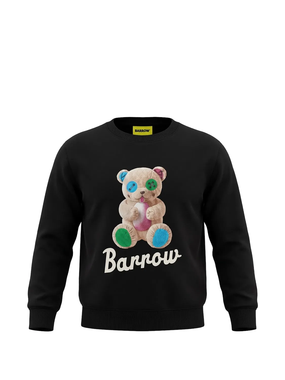 Свитшот с принтом медведя BARROW, черный