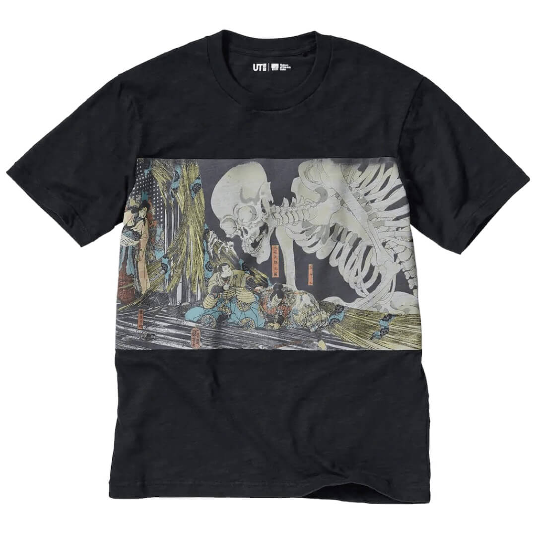 

Футболка Uniqlo UT Graphic Ukiyo-e (Kuniyoshi) Unisex, черный