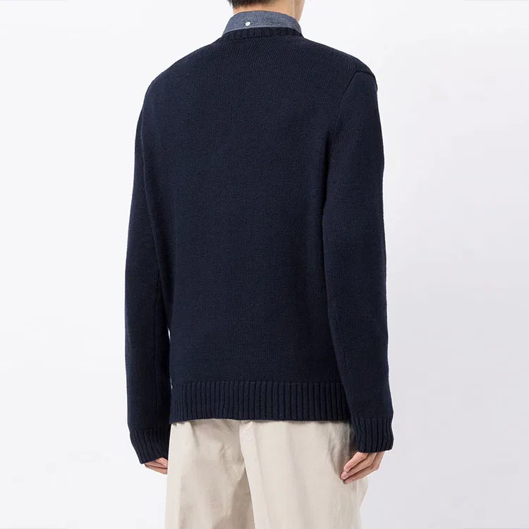 Мужской свитер с принтом Polo Bear Polo Ralph Lauren, Marine Blue — фото 3