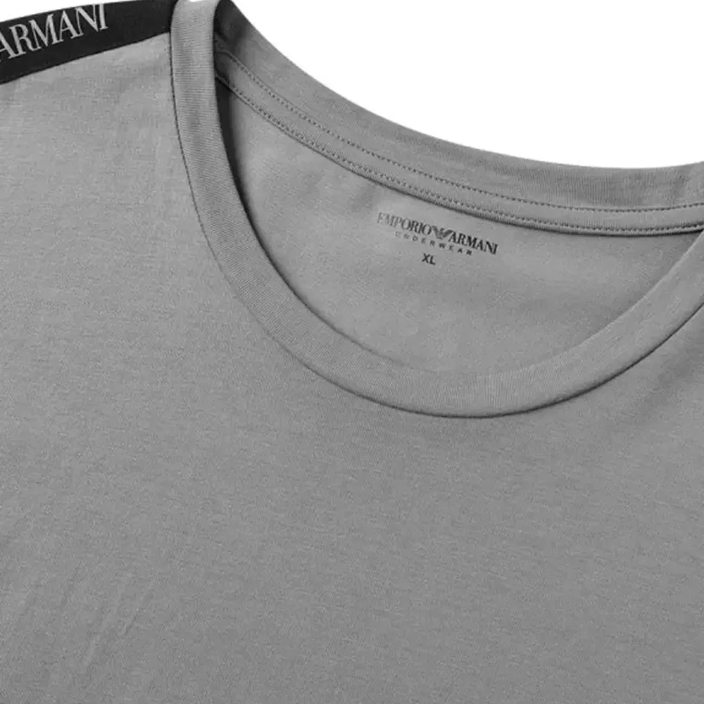 Мужская футболка Emporio Armani EA7, Gray — фото 4