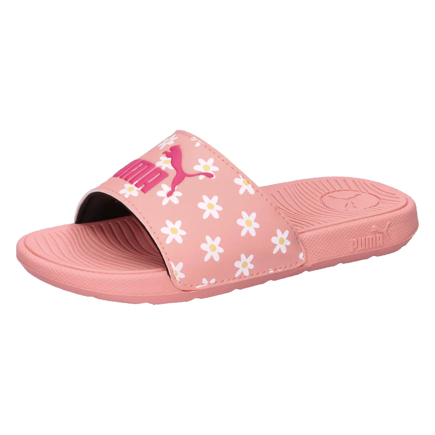 Детские шлепанцы для девочек с принтом Cool Cat 2.0 Daisies PS Puma, Rosa