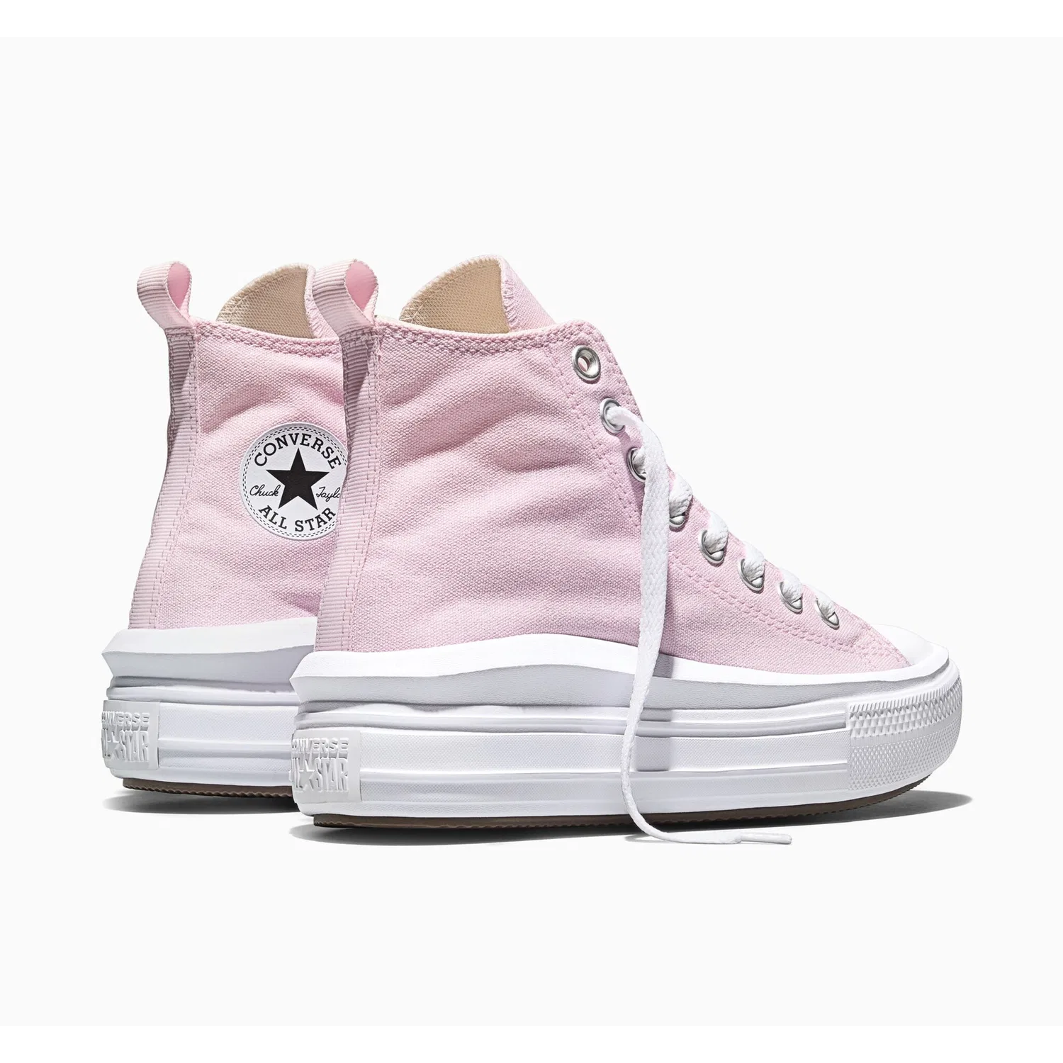 Детские кроссовки на платформе Chuck Taylor All Star Move Converse, New Found Bloom/White/Black — фото 4