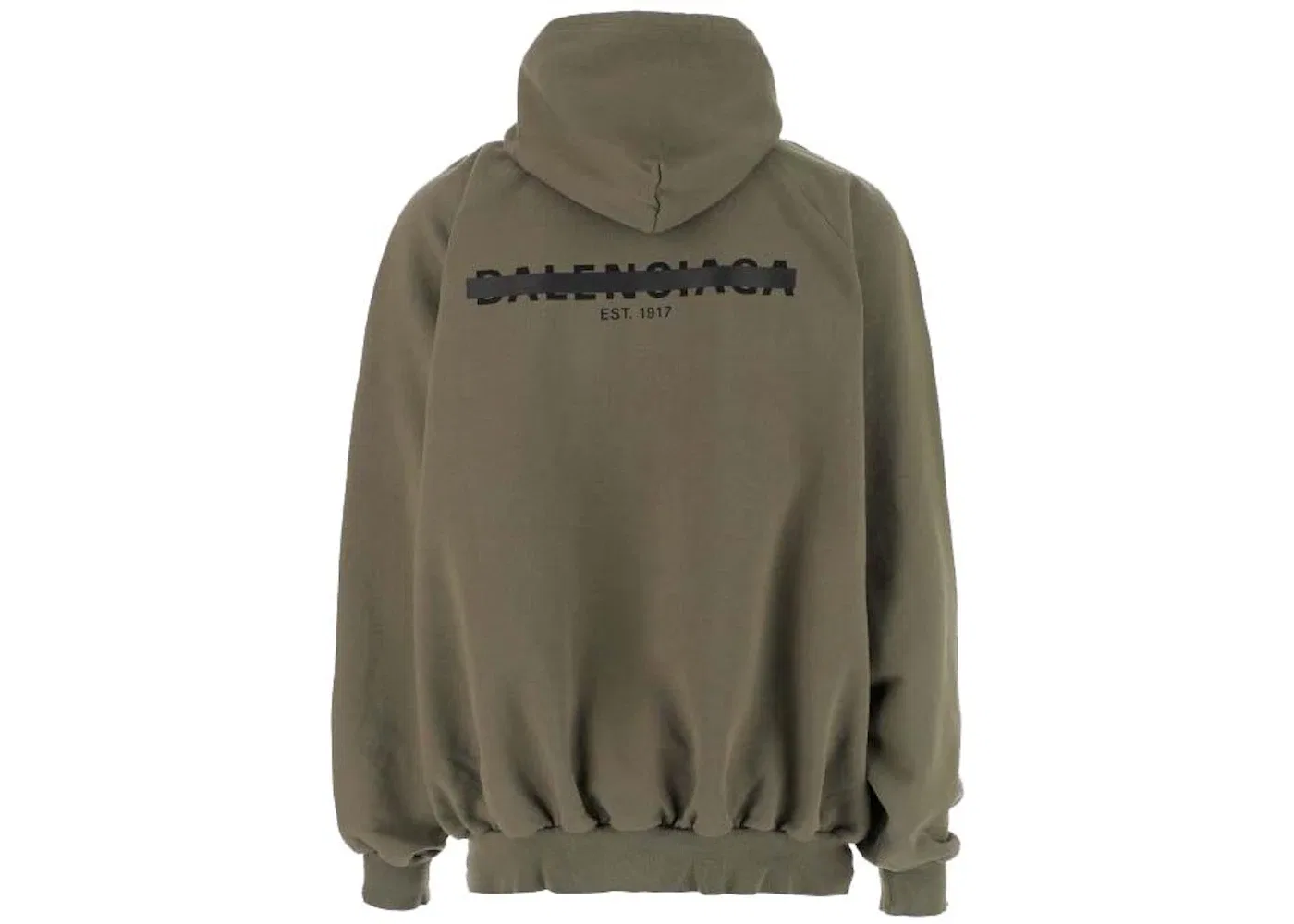 Мужская худи с капюшоном Hooded Balenciaga, Khaki Green — фото 2