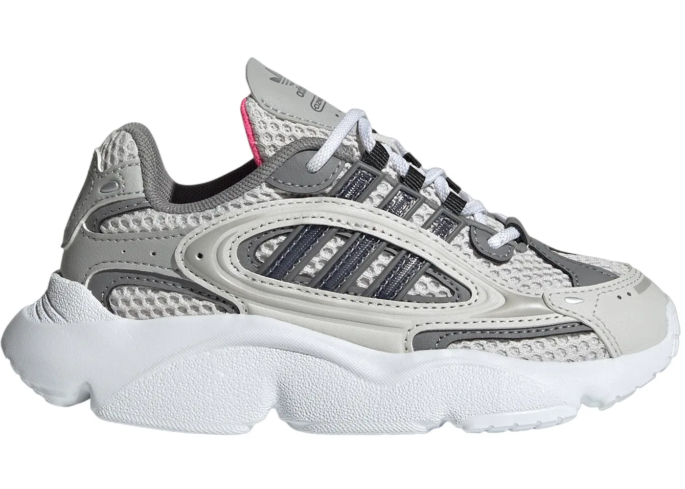Детские кроссовки с шнуровкой Adidas Ozmillen Laces Adidas, Grey One/Grey Three/Cloud White