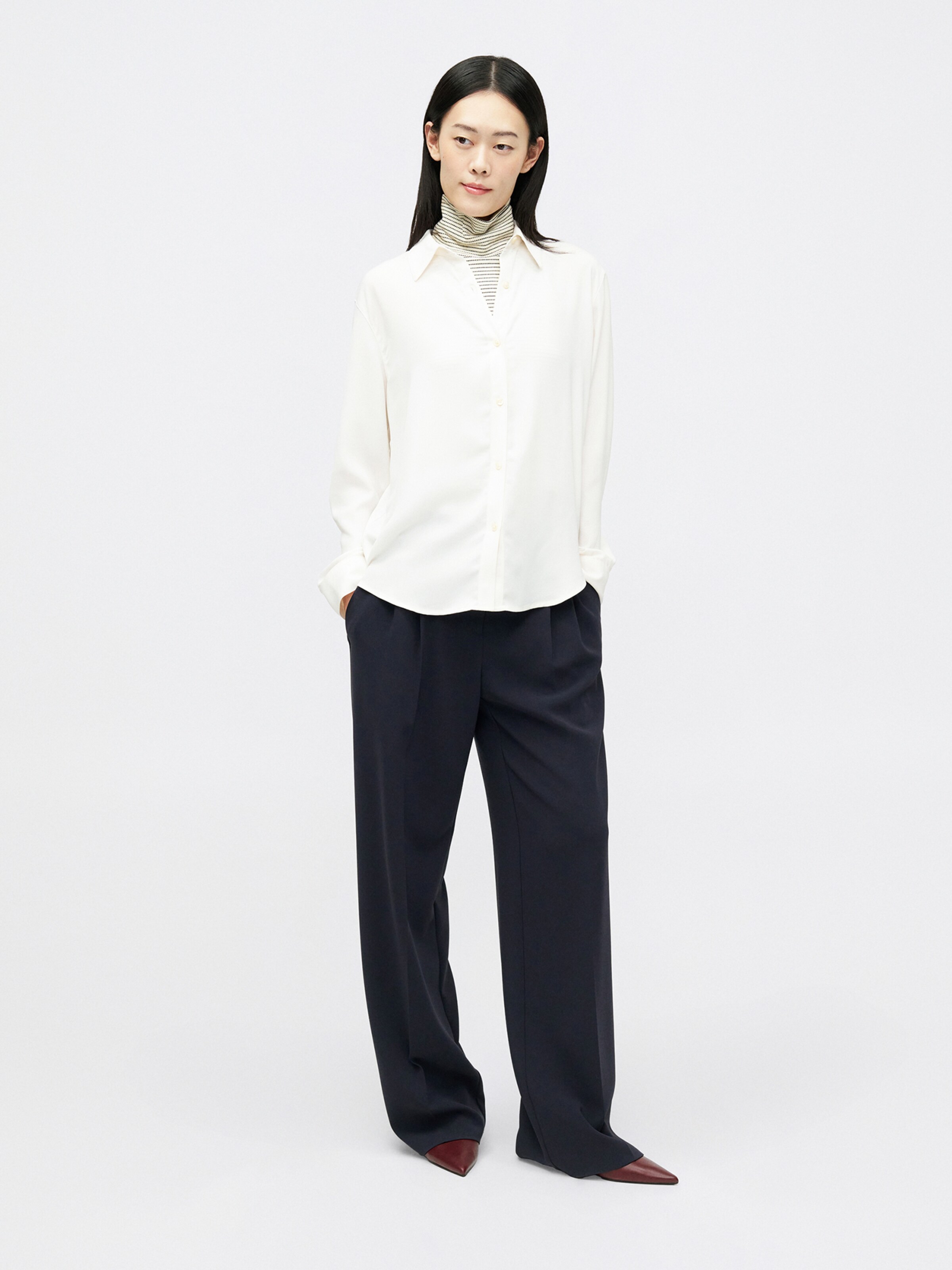 Calvin Klein Рубашка в цвете Off White — фото 4