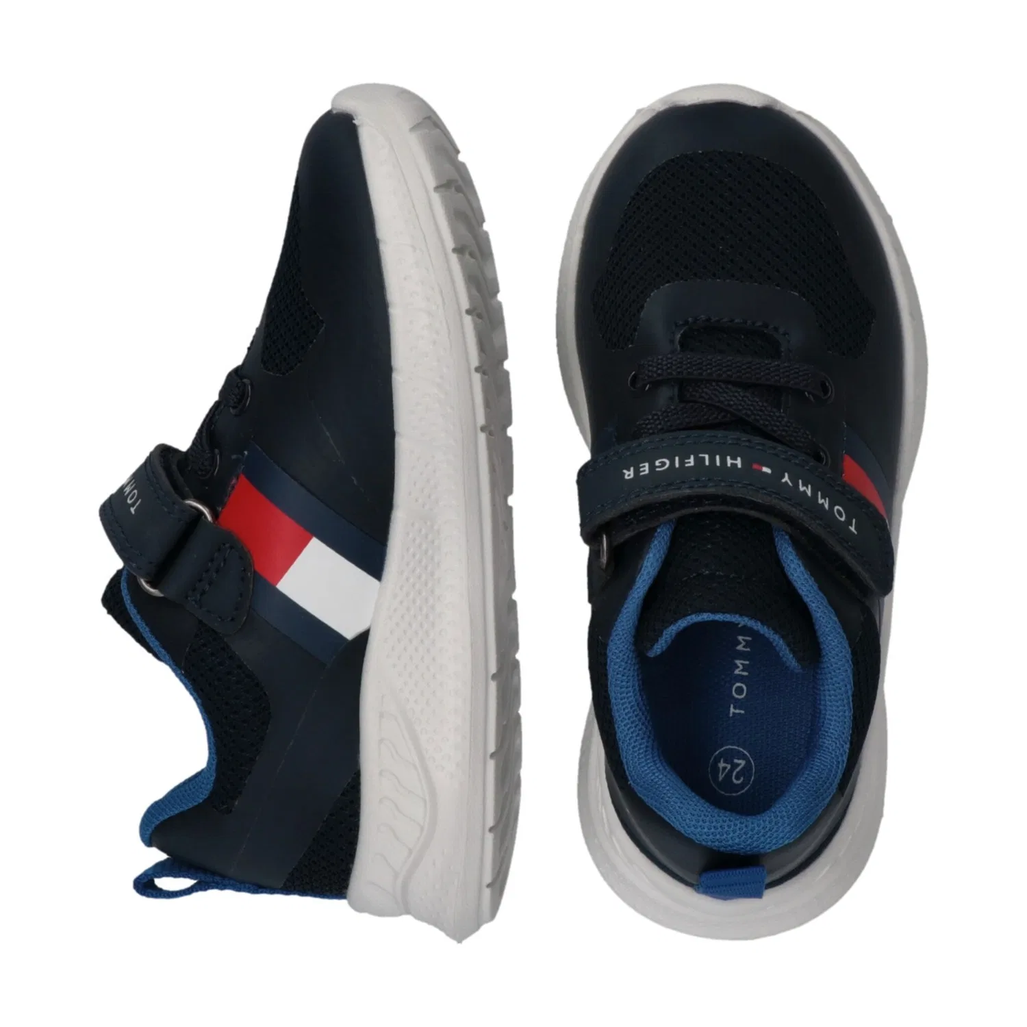 Детские спортивные кроссовки-слипоны Tommy Hilfiger, Blue — фото 4