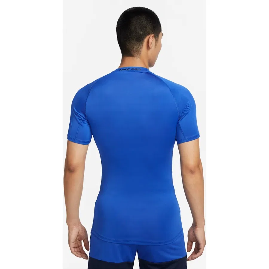 Спортивная футболка с длинным рукавом Nike Pro Dri-FIT, Синий — фото 3