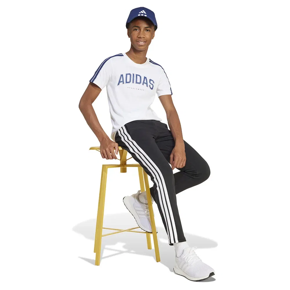 Футболка с коротким рукавом Collegiate Graphic Adidas, белый — фото 4