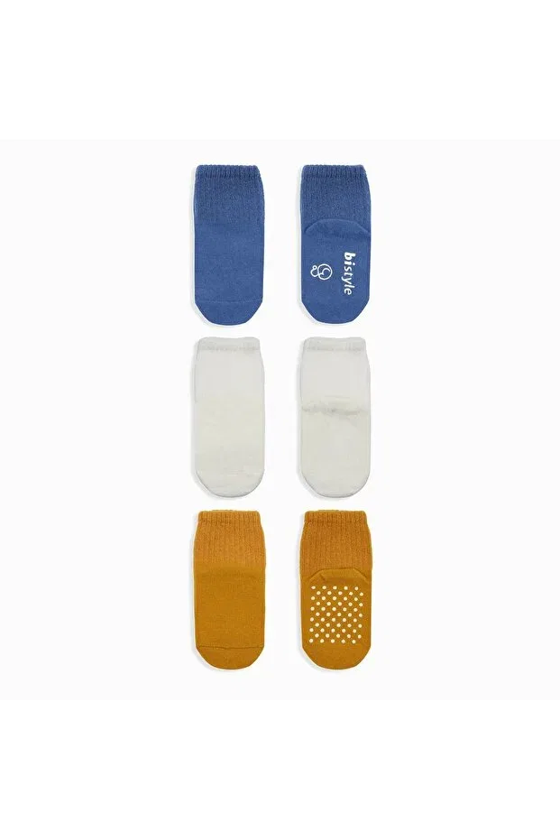 Детские носки для новорожденных хлопковые Bistyle, Indigo — фото 2