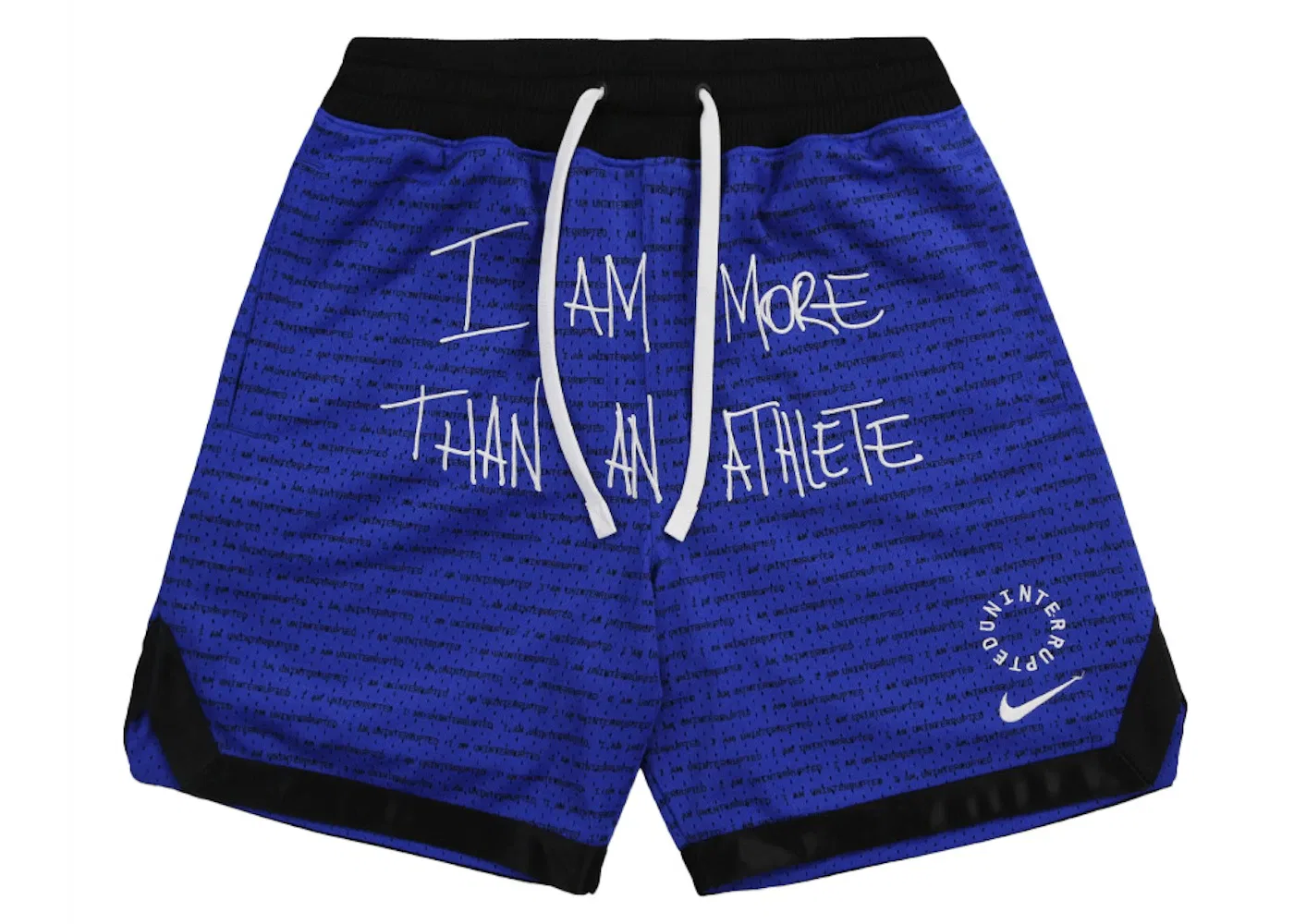 Мужские шорты с принтом Nike x UN Lebron James More Than An Athlete Shorts (Asia Sizing), Racer Blue/Black