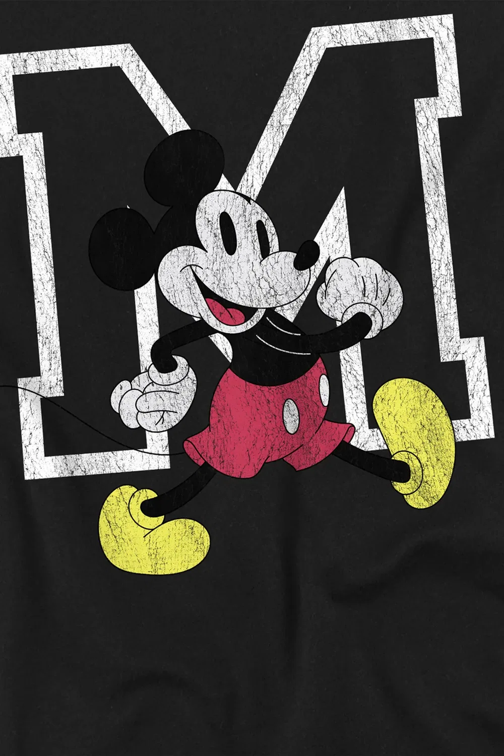 Детский свитшот с принтом Mickey Mouse Classic Walk Disney, Black — фото 2