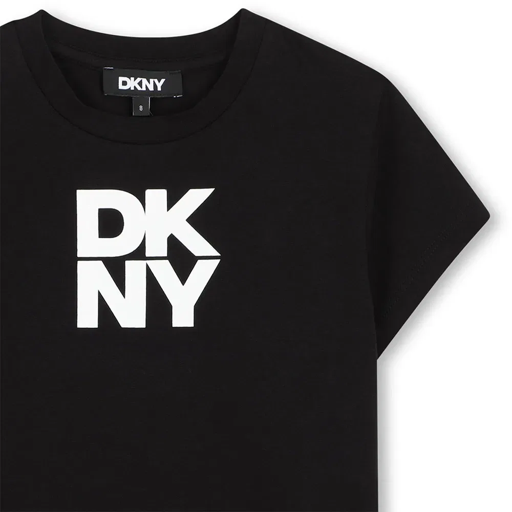 Детская футболка с коротким рукавом DKNY, Black — фото 3