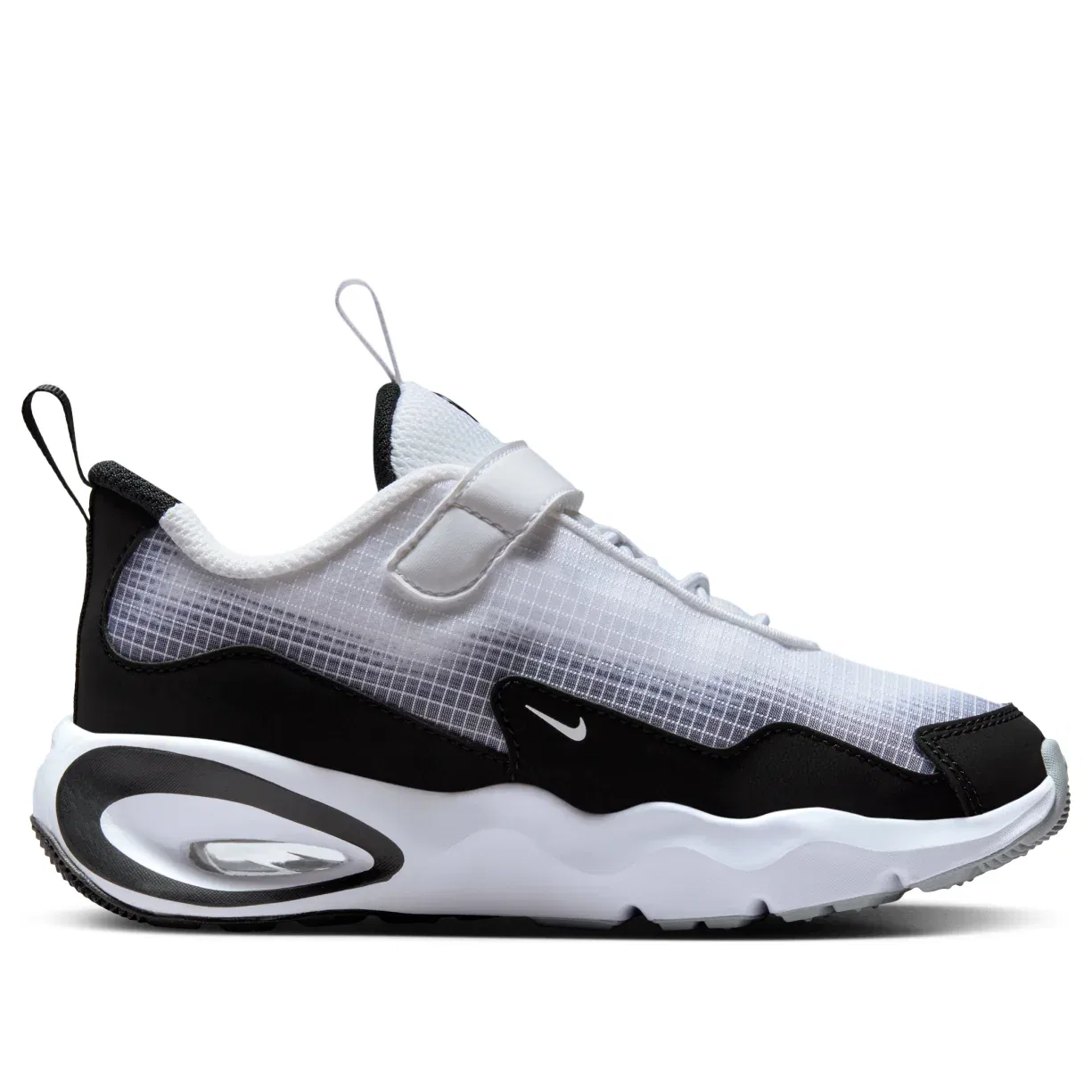 Детские кроссовки с сетчатым верхом Air Max Nova 'White Black' Nike, White/White/Black/Wolf Gray — фото 2