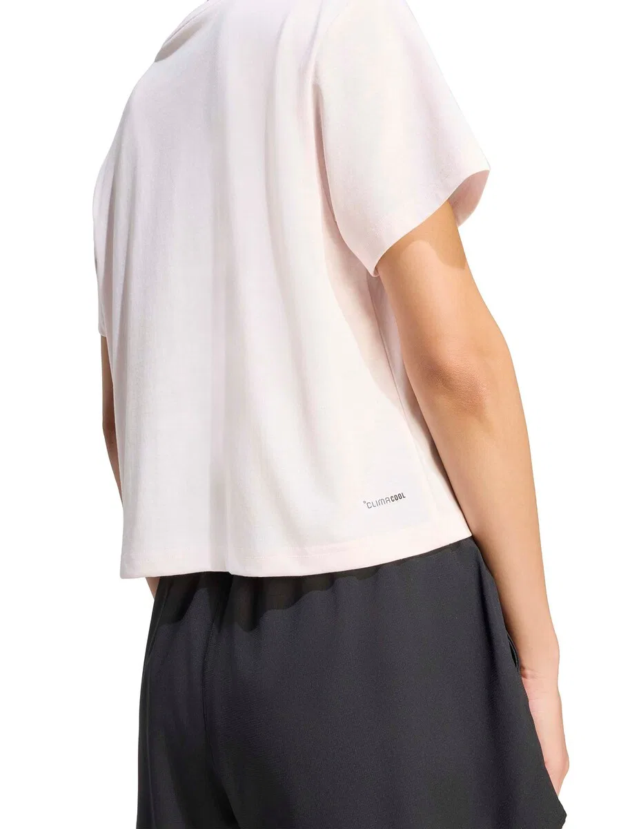 Спортивная футболка ADIDAS PERFORMANCE Performance Shirt 'HRTG' пастельно-розового цвета — фото 3