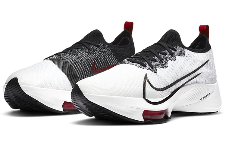 Кроссовки Nike Air Zoom Tempo Next% Flyknit, белый/черный — фото 3