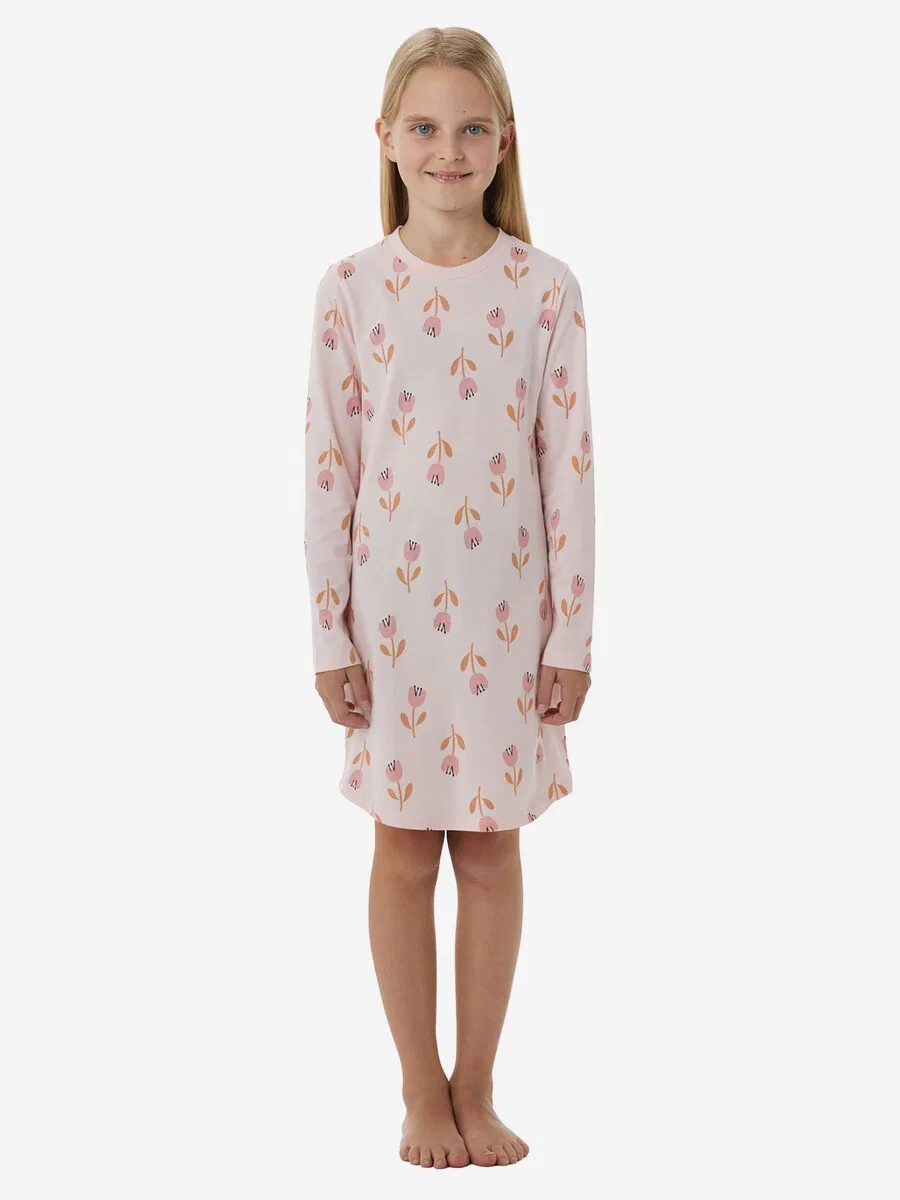 Ночная рубашка SCHIESSER 'Nightwear' в розовом и натурально-белом цветах — фото 2
