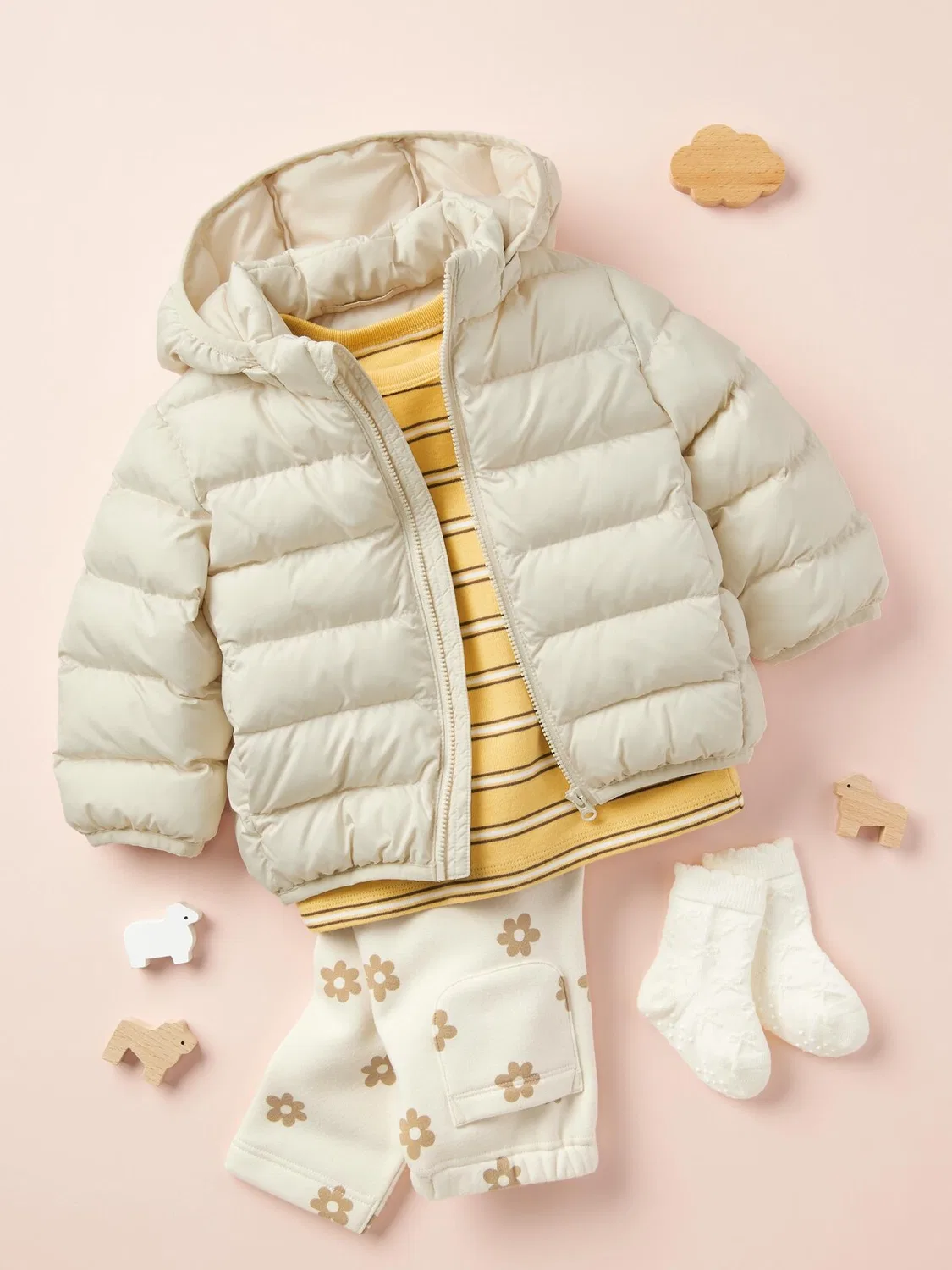 Парка Pufftech Uniqlo, моющаяся, красный — фото 4