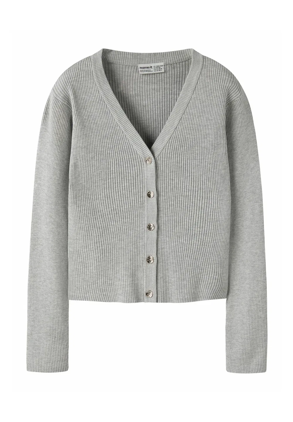 Лангарм - кардиган Name It, Light Grey Melange