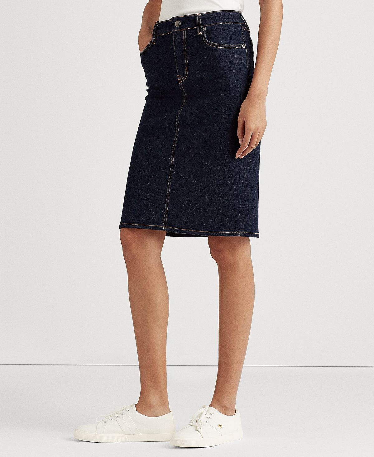 

Джинсовая юбка Lauren Ralph Lauren, мульти