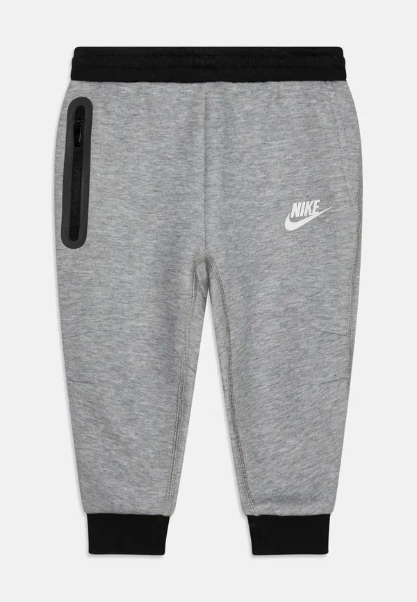 Комплект из кофты и брюк с начесом Nike Sportswear, темно-серый меланж/черный — фото 3