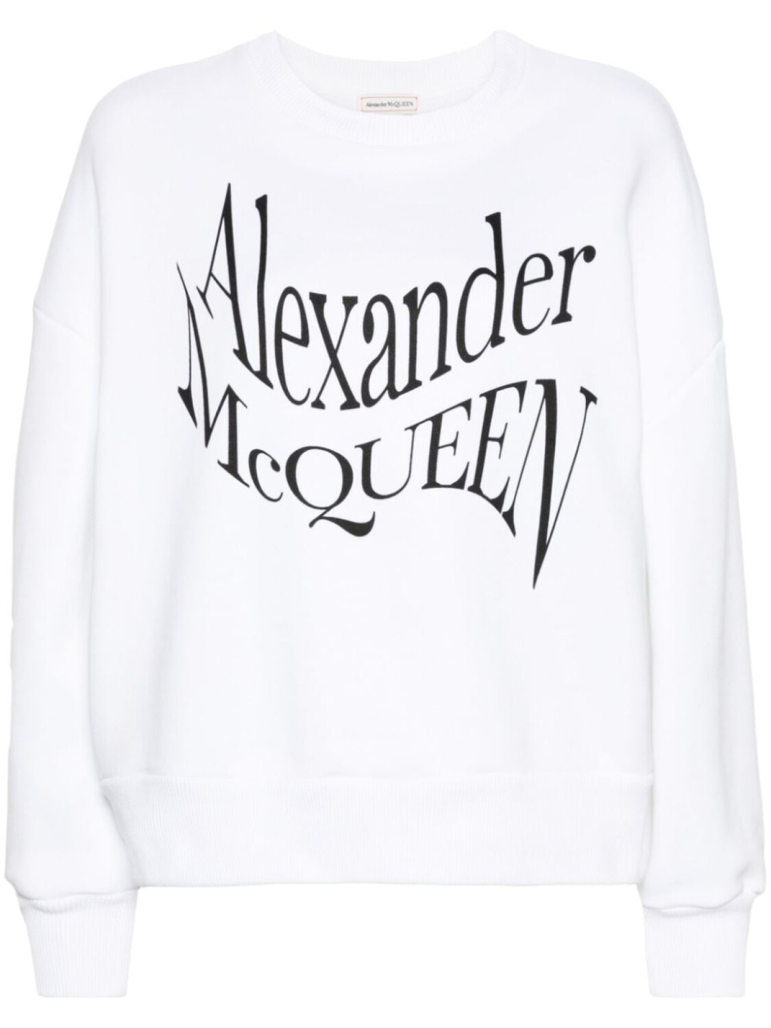 

Alexander McQueen толстовка с логотипом, белый