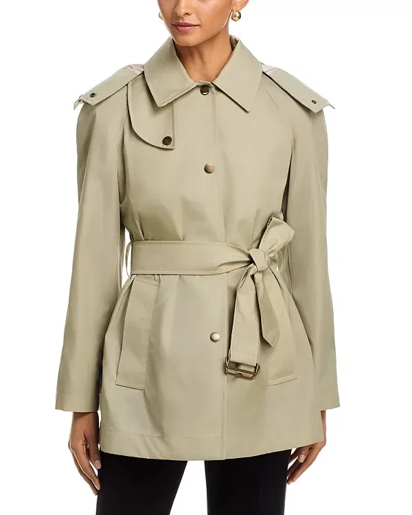 Женское пальто с поясом Tilgate Burberry, Sparrow Beige
