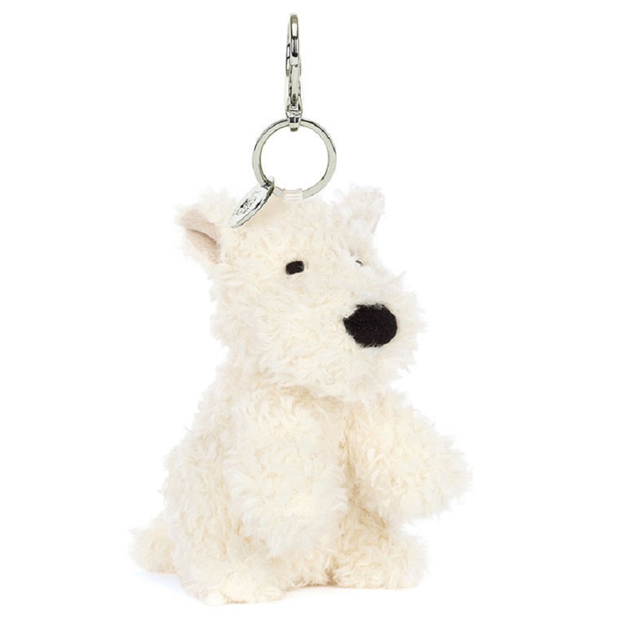 

Брелок Jellycat Munro Scottie Dog, белый