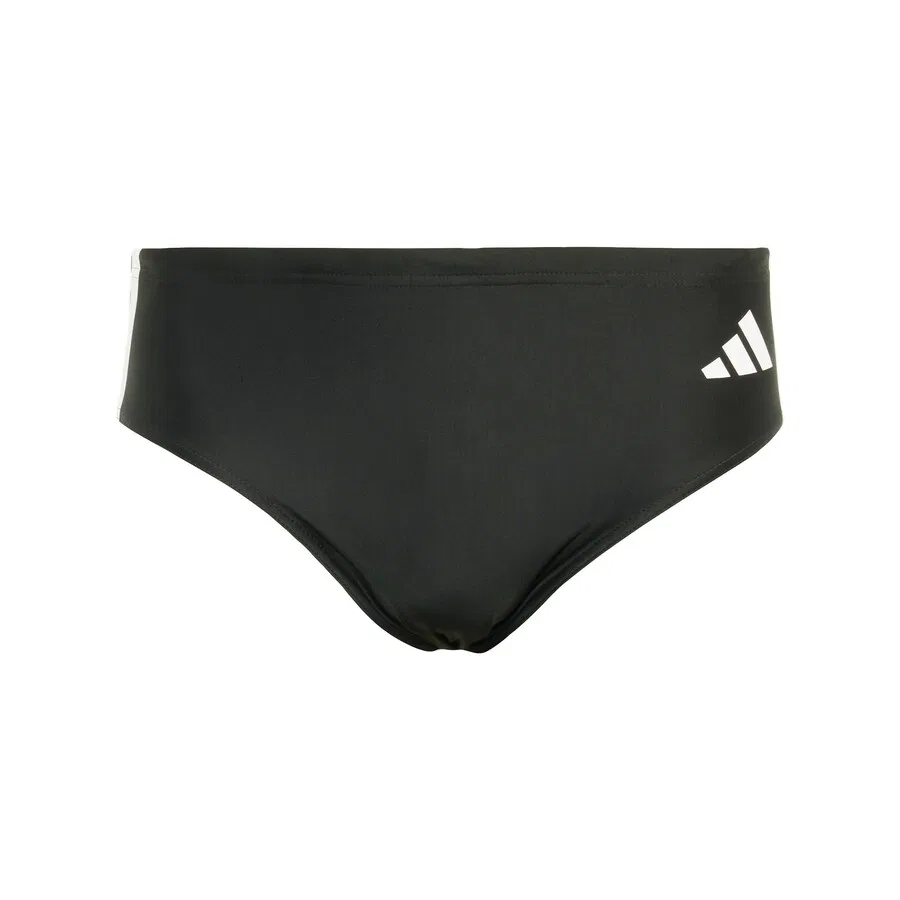 Плавки ADIDAS PERFORMANCE Athletic Swim Trunks '3-Stripes Swim Trunks' черного цвета — фото 3